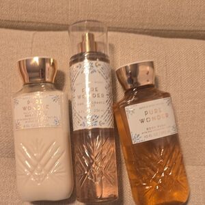 BNWT Bath And Body Works Pure Wonder Set
